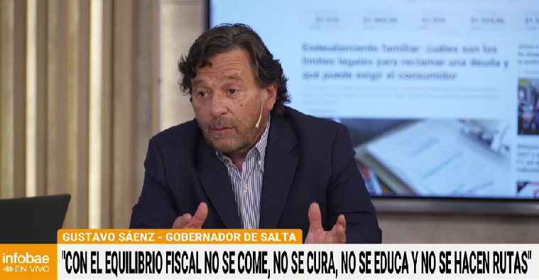 Gustavo Sáenz cuestionó la gestión de Milei: «Los tiempos no son los de la gente» Gustavo Sáenz en conferencia de prensa hablando sobre la gestión de Javier Milei.