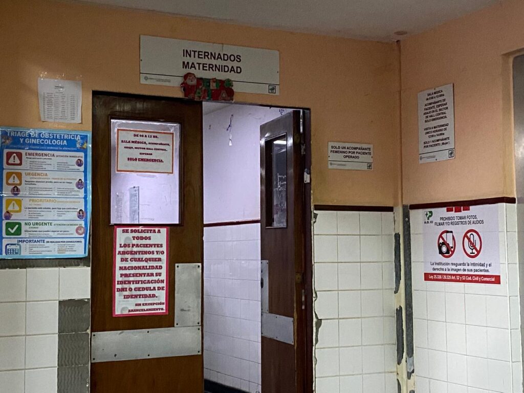 Enfermera del Hospital Juan Domingo Perón denunció una agresión y mostró las lesiones sufridas Guardia de Maternidad - Hospital Tartagal