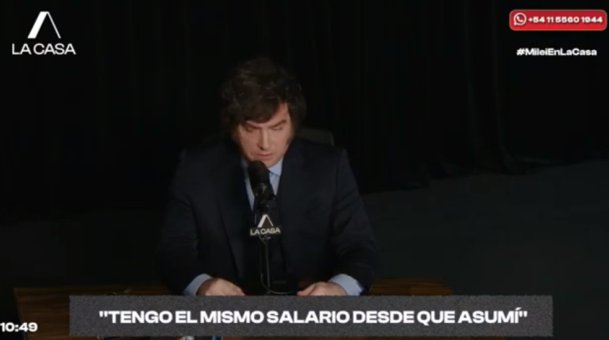 «Van a ganar menos»: la tajante frase de Javier Milei sobre los empleados públicos. El presidente Javier Milei ratificó que los empleados públicos tendrán menores ingresos por el ajuste estatal.