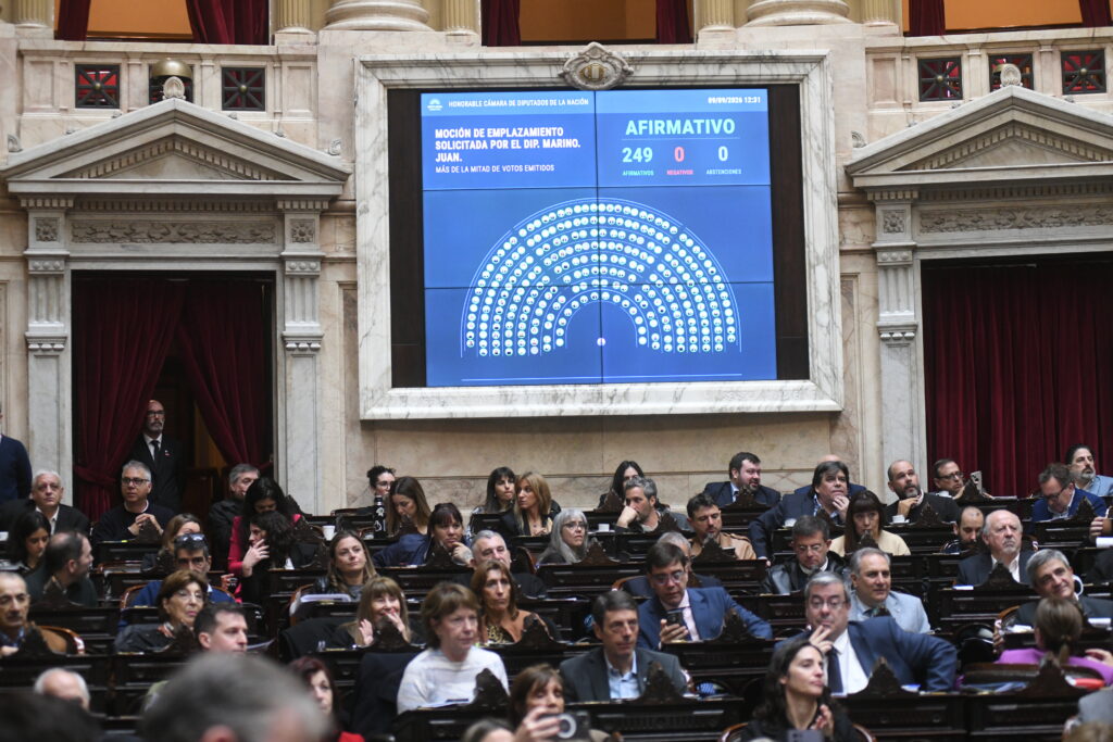 El Congreso de la Nación donde el Ejecutivo enviará el proyecto de Presupuesto 2027 en medio de negociaciones políticas.