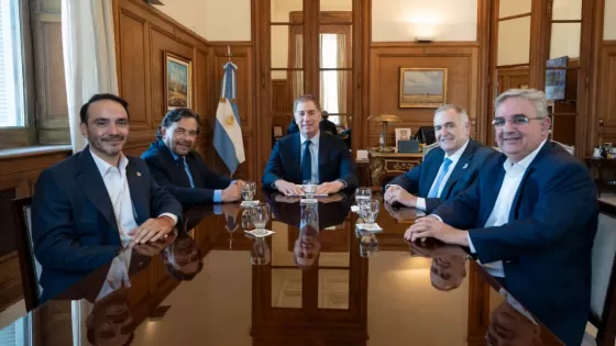Sáenz exigió por respuestas para el norte Gustavo Sáenz y gobernadores del Norte Grande reunidos con Diego Santilli en Buenos Aires